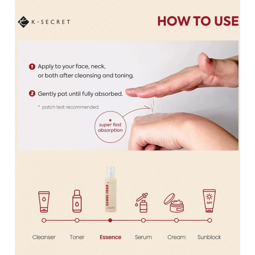 K-Secret - *Seoul 1988* - Essenz Snail Mucin 97% + Rice