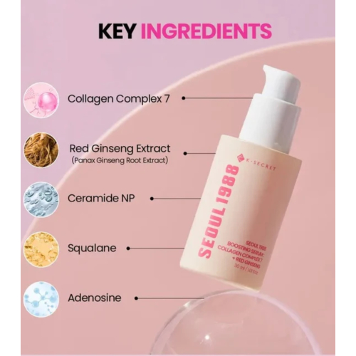 K-Secret - *Seoul 1988* - Serum Boosting Collagen Complex 7 + Red Ginseng