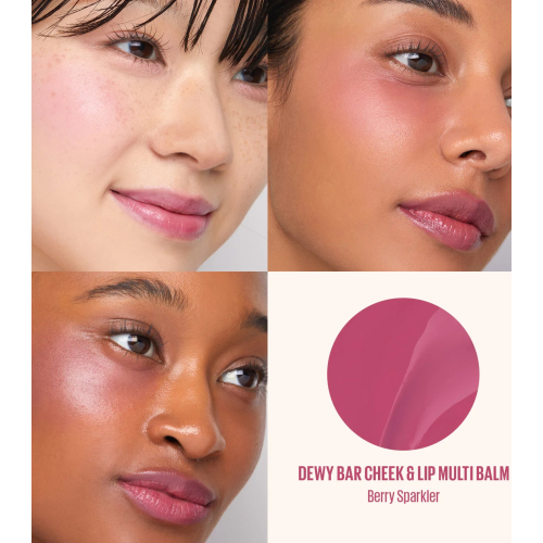 Kaja - Lippen- und Wangenbalsam mit mehreren Stiften Dewy Bar - Berry Sparkler