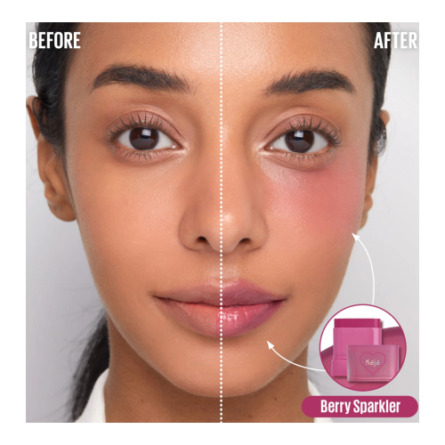 Kaja - Lippen- und Wangenbalsam mit mehreren Stiften Dewy Bar - Berry Sparkler