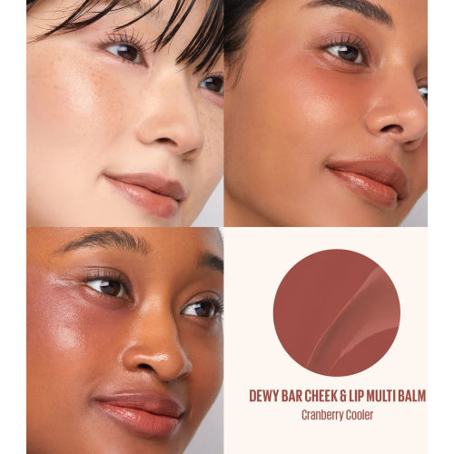 Kaja - Lippen- und Wangenbalsam mit mehreren Stiften Dewy Bar - Cranberry Cooler