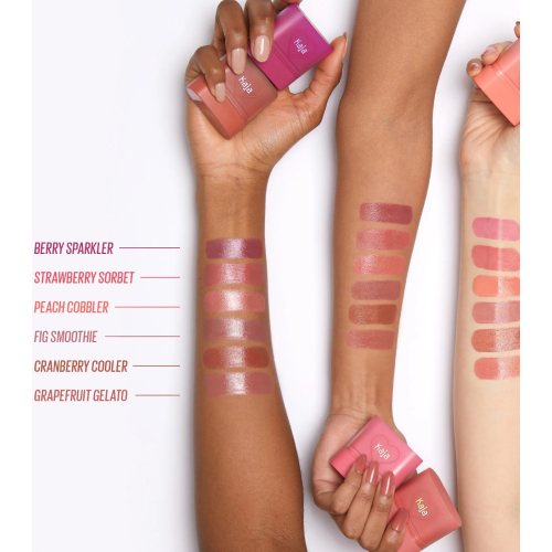 Kaja - Lippen- und Wangenbalsam mit mehreren Stiften Dewy Bar - Peach Cobbler