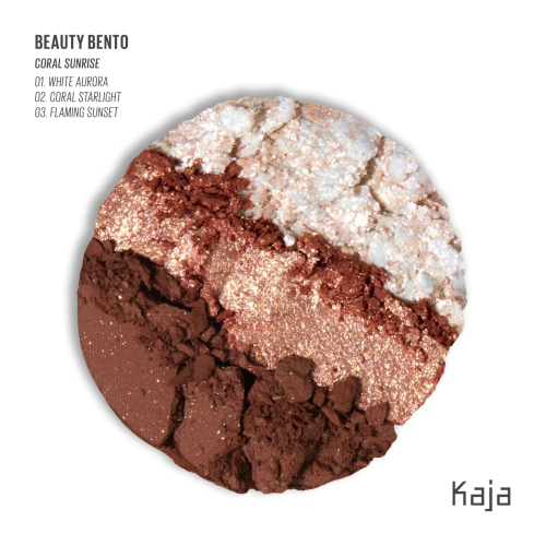 Kaja - 3 in 1 Lidschatten Beauty Bento - Coral Sunrise