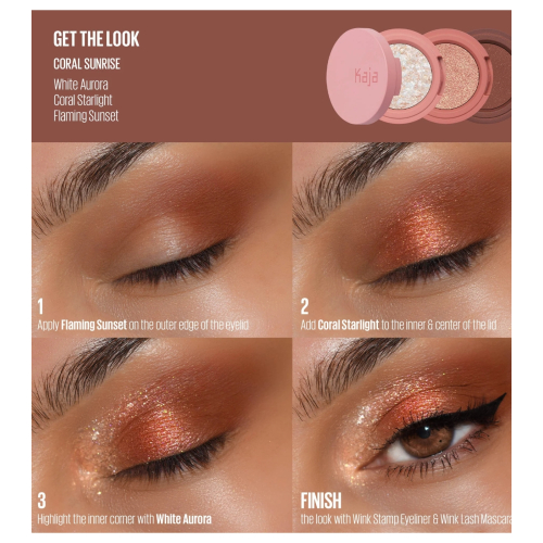 Kaja - 3 in 1 Lidschatten Beauty Bento - Coral Sunrise