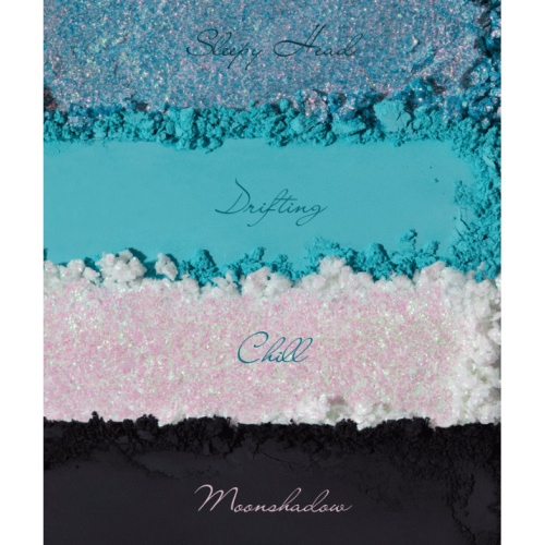 Karla Cosmetics - Mehrfarbige Schattenpalette „Sleepy Head“.