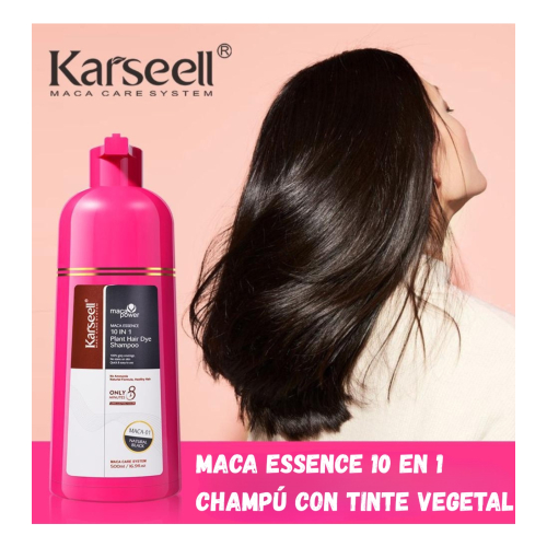 Karseell - 10 in 1 Färbeshampoo - Schwarz