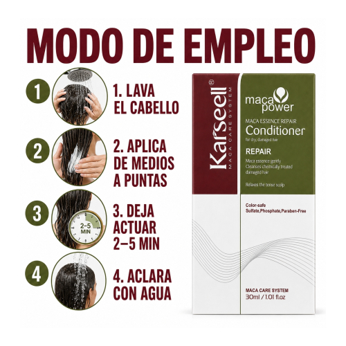 Karseell - *Maca Power* - Intensiv reparierender Conditioner - Mini Größe