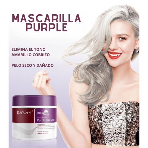 Karseell - *Maca Power* - Neutralisierende violette Maske Blonde