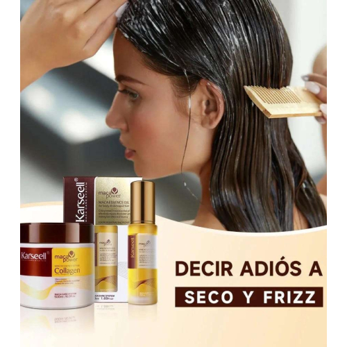 Karseell - *Maca Power* - Reparierendes Behandlungsset Maske + Serumöl