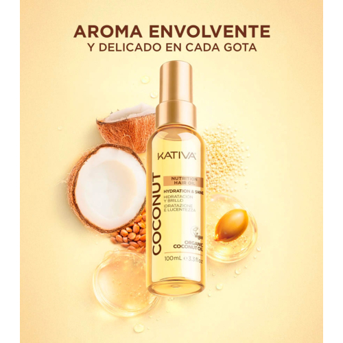 Kativa - Haaröl für Feuchtigkeit und Glanz Coconut