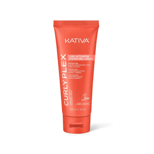 Kativa - *Curly Plex* - Lockenaktivator Strong Gel-Cream - Für lockiges Haar