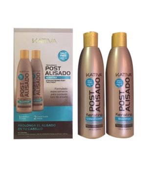 Kativa - Post Glätteisen Behandlung Kit Shampoo Conditioner