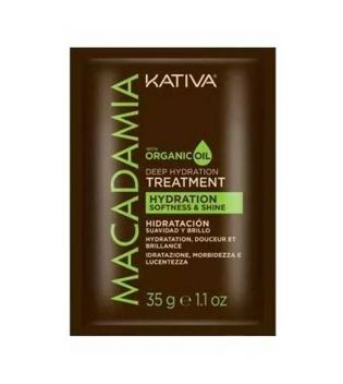 Kativa - Tiefenwirksame Feuchtigkeitsbehandlungsmaske Macadamia - Reiseformat
