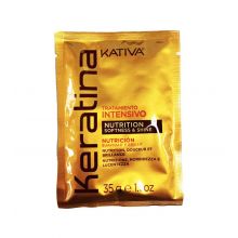 Kativa - Intensiv nährende Behandlungsmaske Keratina - Reiseformat