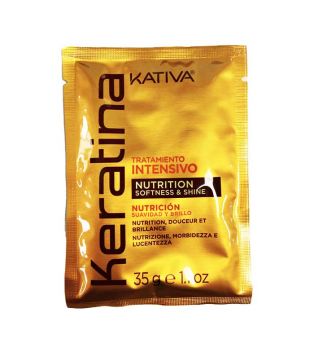 Kativa - Intensiv nährende Behandlungsmaske Keratina - Reiseformat