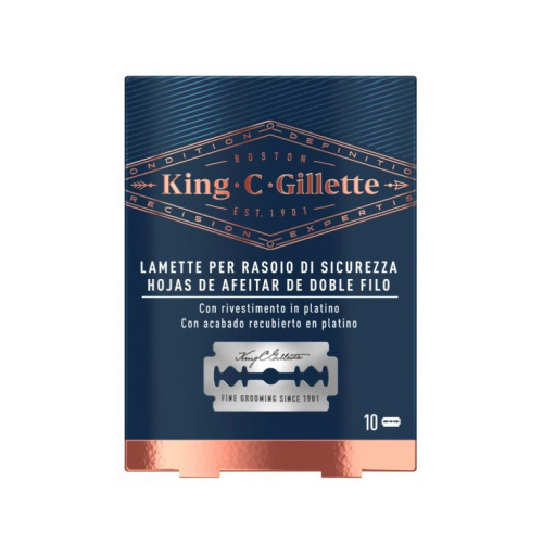 King C. Gillette - Zweischneidige Rasierklingen