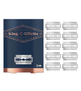 King C. Gillette - Zweischneidige Rasierklingen
