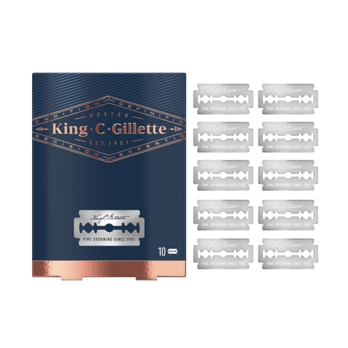 King C. Gillette - Zweischneidige Rasierklingen
