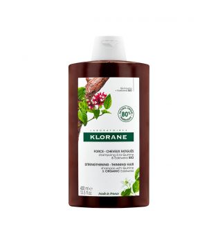 Klorane – Stärkendes Chinin-Shampoo 400 ml – Schwaches Haar