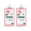 Klorane – Organic Peony Soothing Shampoo Duo – Empfindliche und gereizte Kopfhaut