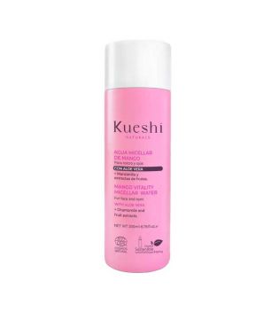 Kueshi - Sanftes Mizellenwasser für Gesicht und Augen Mango Vitality