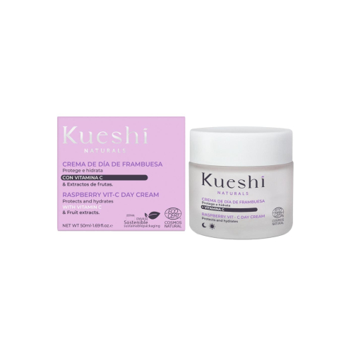Kueshi - Aufhellende Tagescreme Raspberry Vit-C
