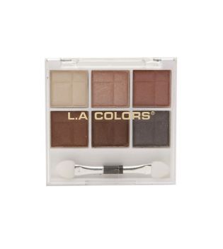 L.A Colors - 6 Color Lidschatten palette - CES461: Earthy