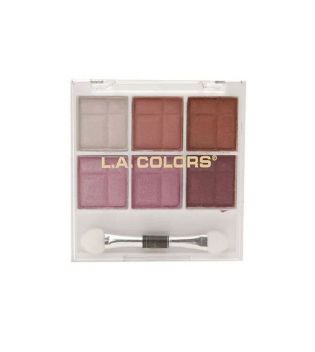 L.A Colors - 6 Color Lidschatten palette - CES463: Delicate