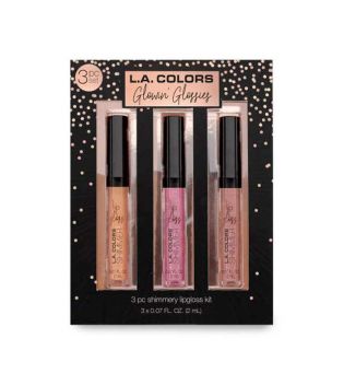 L.A Colors - Set mit 3 Lipglossen Glowin\' Glossies