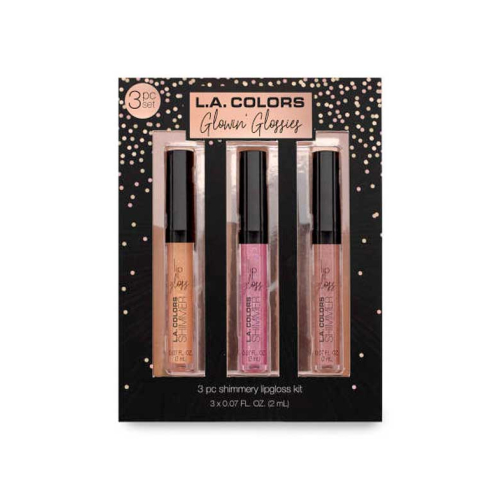 L.A Colors - Set mit 3 Lipglossen Glowin\' Glossies