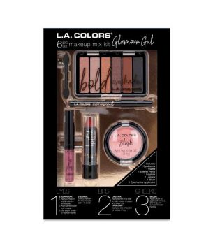L.A Colors – 6-teiliges Make-up-Set –  Glamour Gal