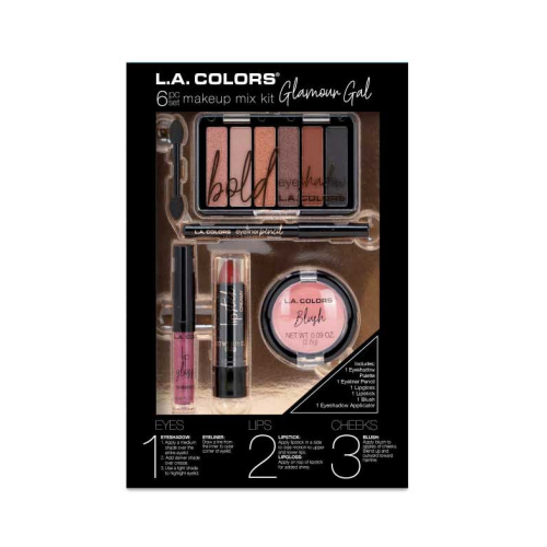 L.A Colors – 6-teiliges Make-up-Set –  Glamour Gal