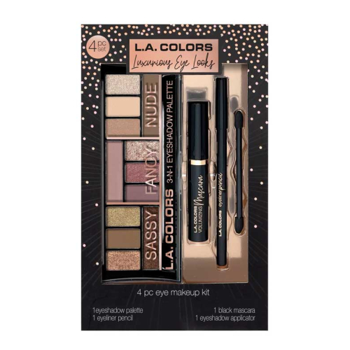 L.A Colors – 4-teiliges Augenset Luxurious Eye Looks