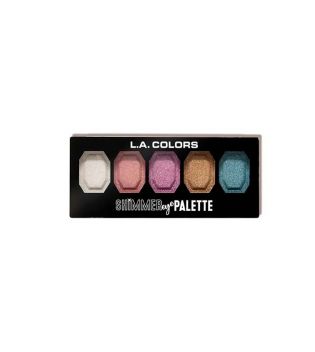 LA Colors – *Shimmer Eye* – Lidschatten-Palette: Shine on