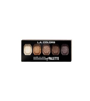 LA Colors - *Shimmer Eye* - Lidschatten-Palette: Sparkle & Shine