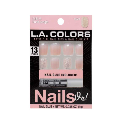 L.A Colors - Falsche Nägel Nails On! - Toast