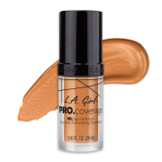 L.A. Girl - Pro Coverage Illuminating  Liquid Makeup - GLM645: Nude Beige
