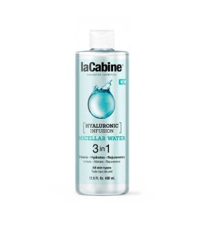 La Cabine – 3-in-1-Mizellenwasser Hyaluronic Infusion 400 ml – alle Hauttypen