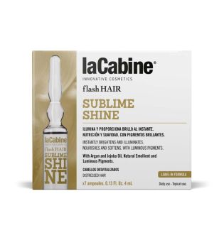 La Cabine - *Flash Hair* – Leuchtende Haarampullen. Sublime Shine – Devitalisiertes Haar