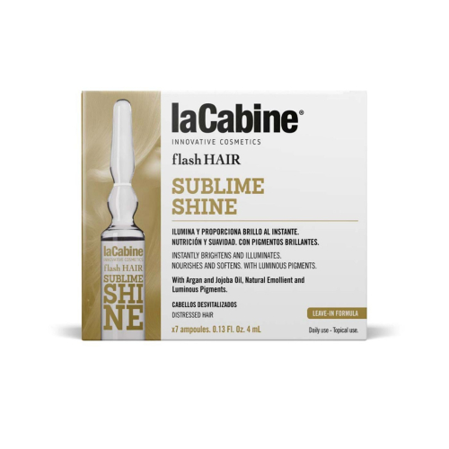 La Cabine - *Flash Hair* – Leuchtende Haarampullen. Sublime Shine – Devitalisiertes Haar
