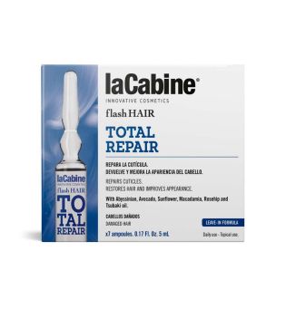 La Cabine - *Flash Hair* – Reparierende Haarampullen Total Repair – Geschädigtes Haar