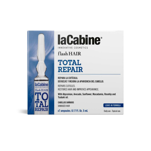 La Cabine - *Flash Hair* – Reparierende Haarampullen Total Repair – Geschädigtes Haar