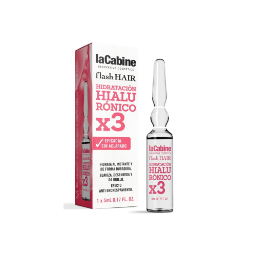 La Cabine - *Flash Hair* – Feuchtigkeitsspendende Haarampulle Moisturizing Hyaluronic x3