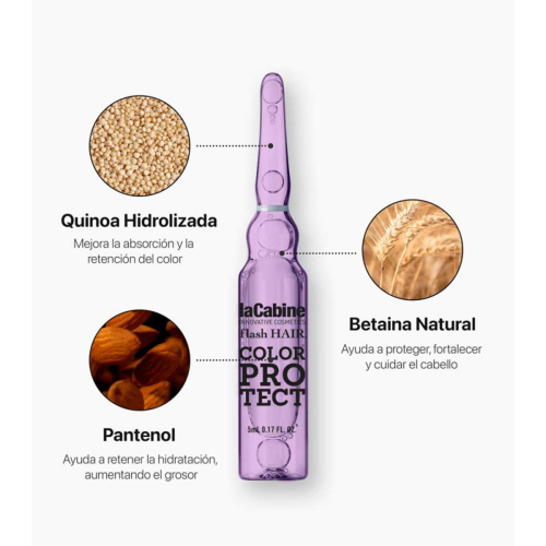 La Cabine - *Flash Hair* - Haarampullen Color Protect - Gefärbtes Haar