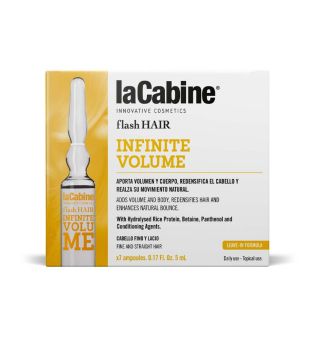 La Cabine - *Flash Hair* – Haarampullen Infinite Volume – Feines und glattes Haar