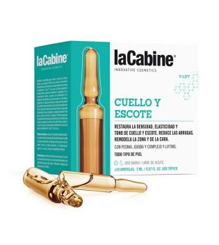 La Cabine - Packung mit 10 Ampullen für Hals und Ausschnitt