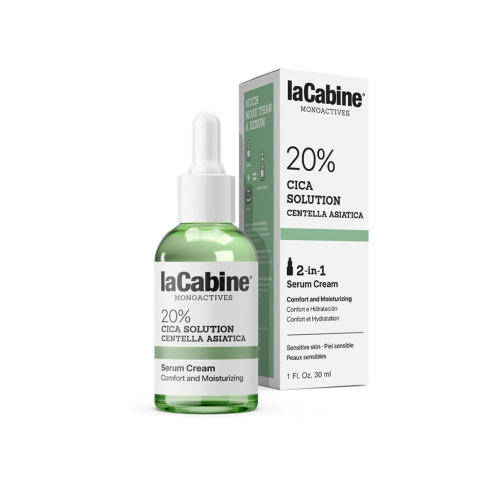 La Cabine – Cremeserum mit 20 % Centella Asiatica in Lösung – Empfindliche Haut