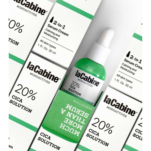 La Cabine – Cremeserum mit 20 % Centella Asiatica in Lösung – Empfindliche Haut