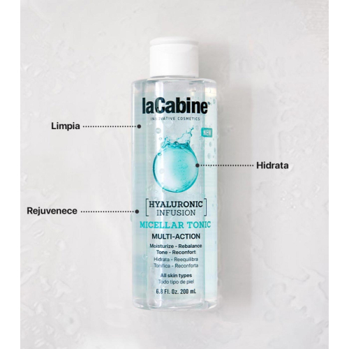 La Cabine – Mizellarer Toner mit Mehrfachwirkung Hyaluronic Infusion 200 ml – Alle Hauttypen