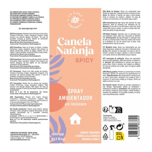 La Casa de los Aromas - Lufterfrischer-Spray - Canela Naranja